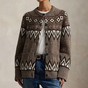 Polo Ralph Lauren Fair Isle Wool-Blend Cardigan